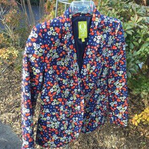 Qmack Floral Print Long Sleeve Jacket